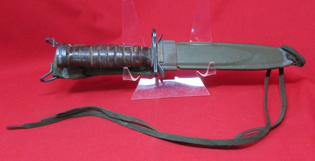  US WWII-Korean War, USM4 Carbine Bayonet, Utica  Manufacture — image 2