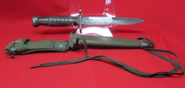  US WWII-Korean War, USM4 Carbine Bayonet, Utica  Manufacture — image 3