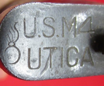  US WWII-Korean War, USM4 Carbine Bayonet, Utica  Manufacture — image 5
