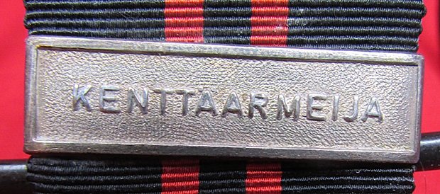  Finland, 1939-1940 Winter War Medal, Kenttaarmeija Clasp — image 3