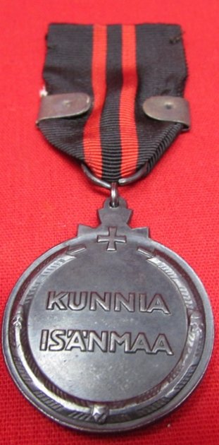  Finland, 1939-1940 Winter War Medal, Pohjois-Karjala Clasp — image 4