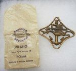 Italian WWII Submariners Badge & Issue Envelope, Bronze