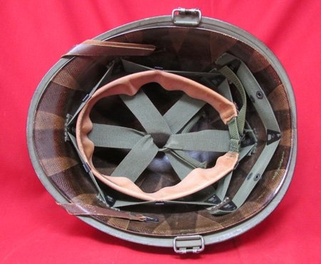  US Vietnam War Era Steel Helmet, Complete — image 4