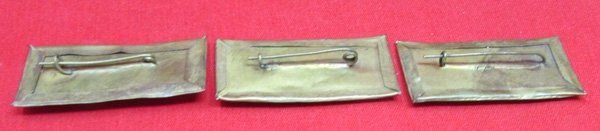  Chinese WWII Nationalist Army Officer Collar Rank Insignia, Singles — image 2