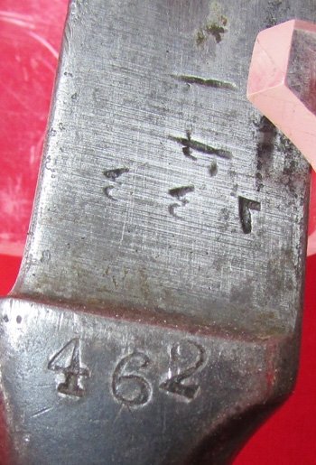  British P1876 Martini-Henry Bayonet & Scabbard, Egyptian Markings — image 5