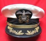 US Vietnam War Era, US Navy Captain's Service Hat, Named