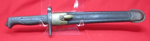  Italian WWI-WWII, M1871/87/1916 Vetterli Rifle Bayonet — image 2