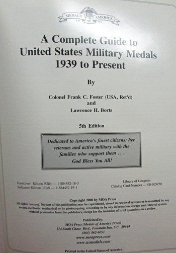  Book, A Complete Guide to all United States Military Medals 1939 - Present — image 4