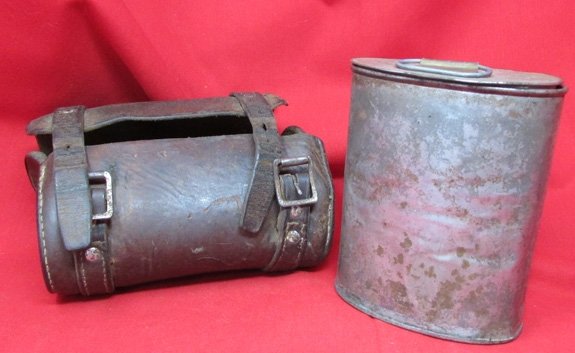  British WWI Era, Messkit & Leather Case — image 2