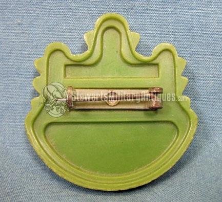  German WWII Tinnie, Kriestag Erkelenz 1935, Green Plastic — image 3