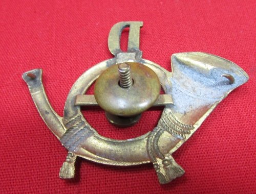  US Indian War, SAW Era Field Musician Hat Insignia, 8th Infantry — image 3