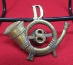 US Indian War, SAW Era Field Musician Hat Insignia, 8th …