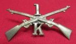 US Indian Wars-SAW, 1st Infantry Hat Insignia, Company K