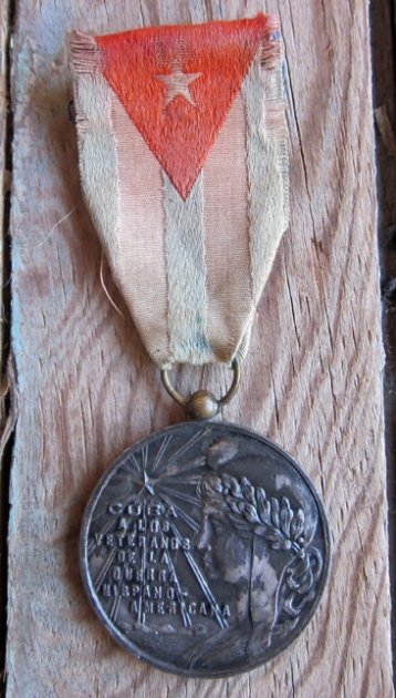  Cuba Spanish American War Veterans Medal — image 2