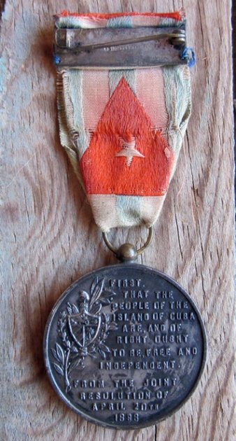  Cuba Spanish American War Veterans Medal — image 3