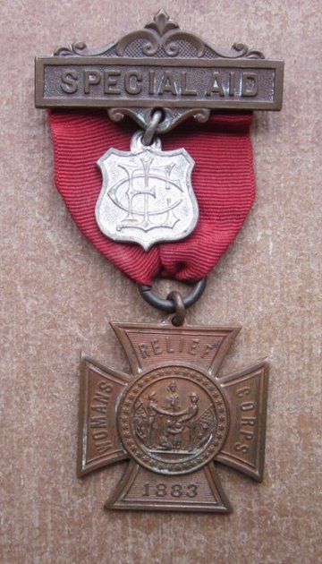  US Post Civil War, Women's Relief Corps Officers Medal, Past Special Aid, Department Level — image 2