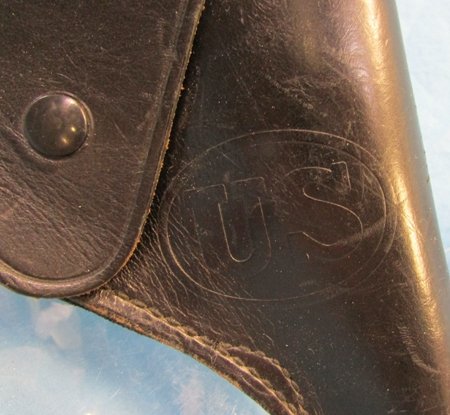  US Cold War, Era Black Leather Holster, Hunter Corp. — image 3