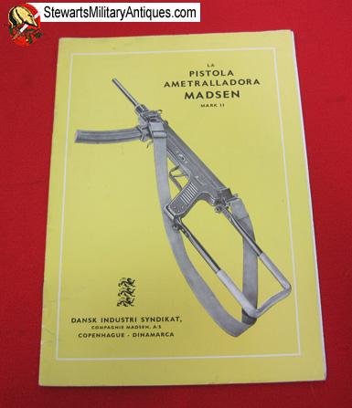  Danish Post WWII Manual, Madsen Machine Pistol Mark II — image 2