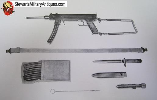  Danish Post WWII Manual, Madsen Machine Pistol Mark II — image 3