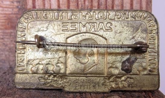  Austrian WWI, Patriotic Hat Badge, 2nd Armee, Winter Campaign 1914-15 — image 3