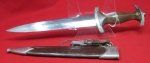 German WWII M1933 SA Enlisted Dagger & Hanger, Eickhorn Transistion, …