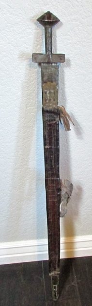  African Late 19th Century Sudanic Kaskara & Scabbard — image 2