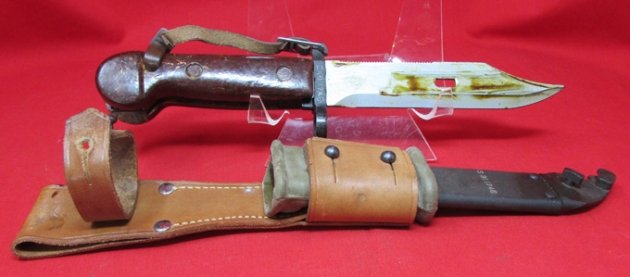  Warsaw Pact, Cold War AKM Bayonet and Scabbard — image 4