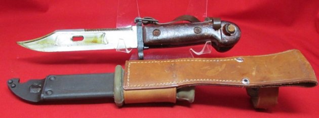  Warsaw Pact, Cold War AKM Bayonet and Scabbard — image 5