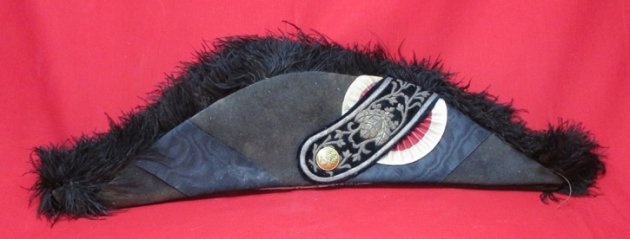  Japanese WWII Era Court Officials Fore & Aft Hat — image 2