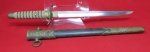Japanese WWII Imperial Navy Dagger, Pre War Quality