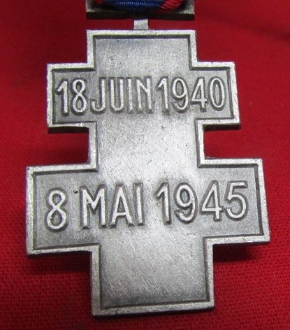  France WWII, Free French Medal, 1940-1945 — image 4