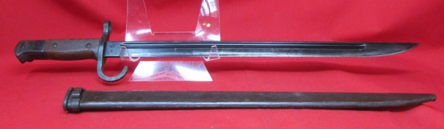  Japanese WWII, Type 30 Bayonet, Matsushita Kinzoku, Arrow-M Proof — image 3