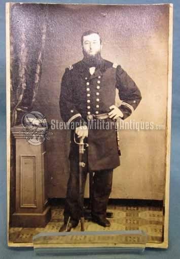  US Civil War CDV, Federal Navy Officer, Brooklyn NY — image 2