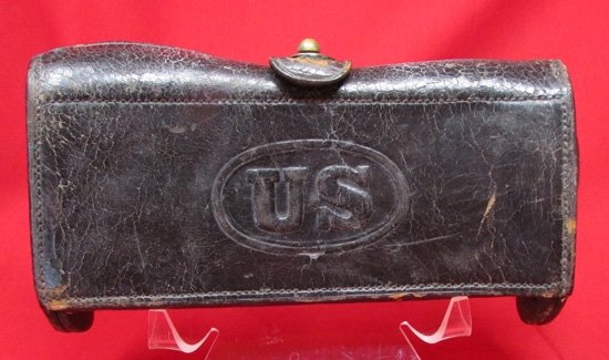  US Indian Wars Early Production 45-70 McKeever Pouch,  RIA Mfg, Wide Pattern — image 2