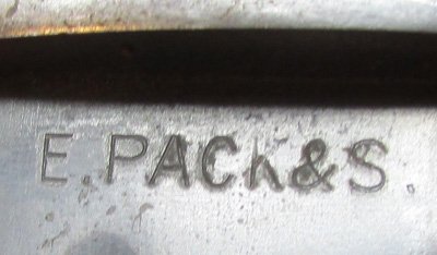  German WWII S84/98 Bayonet & Scabbard, Mismatched, E. Pack 1937 — image 5