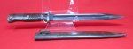 German WWII S84/98 Bayonet & Scabbard, Mismatched, E. Pack 1937