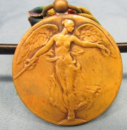  Belgian WWI Victory Medal & Ribbon — image 3