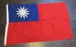 Chinese WWII Nationalist Flag, Multi-Piece Construction, 24 x 36