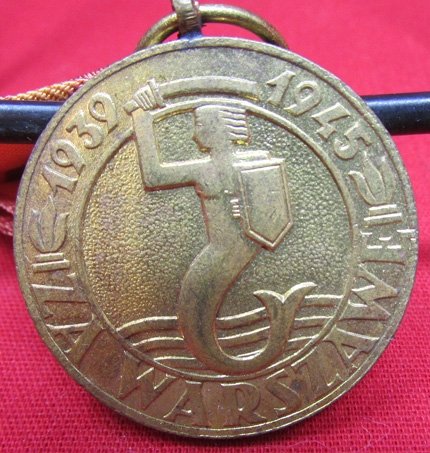  Polish WWII Medal, Warsaw 1939-1945 — image 3