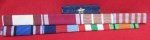 Polish WWII 9 Place Ribbon Bar