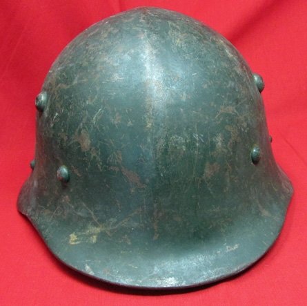  Bulgarian WWII, M1936A Steel Helmet, Complete — image 2