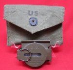 US Cold War Era Military Compass and Carrying Case, 1959