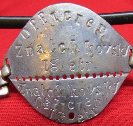  Polish WWII Officers French Pattern ID Bracelet — image 3