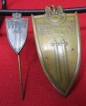 Polish WWII Grunwald Badge & Miniature, Capture of Berlin 1945