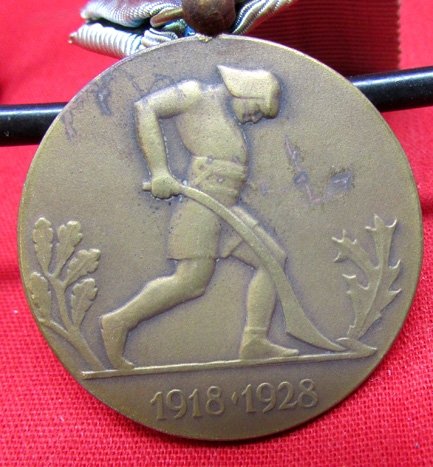  Poland, Pre-WWII, 10th Anniversary of Restoration of Independence Medal — image 4