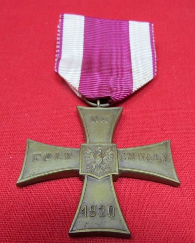  Polish Post WWI Cross for Valor, 1920 — image 2
