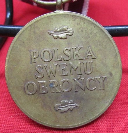  Polish WWII Army Medal & Ribbon, Spink Production — image 4