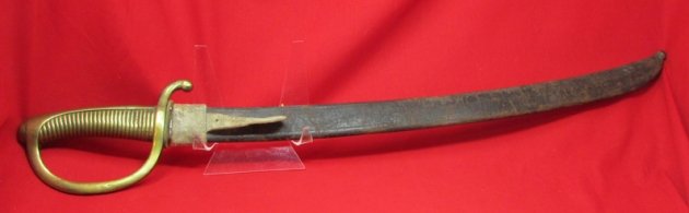  French, Early 19th Century Briquet & Scabbard, Klingenthal Mfg1816 Dated — image 2