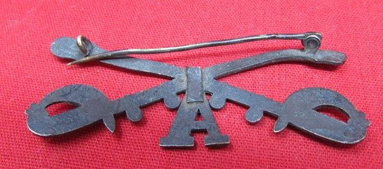  US Indian War- Spanish American War, Cavalry Hat Insignia, H Troop — image 3