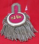 German Imperial Era, Cavalry Colonel's Epaulette, 14th Ulan Regiment